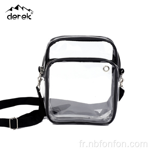 Sac à bandoulière PVC Fashion PVC Sac à bandoulière pour hommes Sac à bandoulière